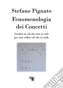 Fenomenologia dei concetti. Credere in ciò che non si vede per non vedere ciò che si crede libro di Pignato Stefano; Corsi F. (cur.)