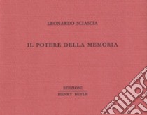 Il potere della memoria libro di Sciascia Leonardo