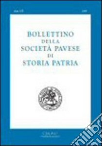 Bollettino della Società pavese di storia patria libro