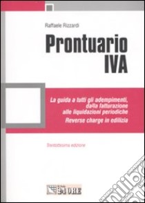 Prontuario IVA libro di Rizzardi Raffaele