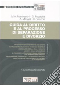 Guida al diritto e al processo di separazione e divorzio libro