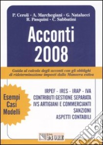 Acconti 2008 libro