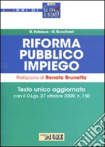 Riforma pubblico impiego libro di Falasca Giampiero - Bocchieri Gianni