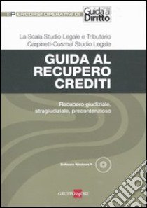 Guida al recupero crediti. Recupero giudiziale, stragiudiziale, precontenzioso. Con CD-ROM libro