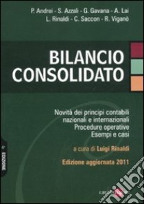 Bilancio consolidato libro di Rinaldi L. (cur.)