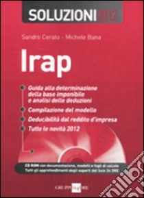 Irap. Soluzioni 2012. Con CD-ROM libro di Cerato Sandro - Bana Michele