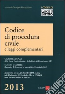 Codice di procedura civile e leggi complementari libro di Finocchiaro G. (cur.)