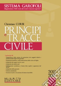 Principi e tracce civile libro di Corbi Christian