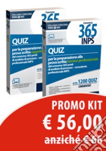 365 funzionari INPS. Kit solo quiz libro