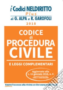 Codice di procedura civile e leggi complementari libro di Fiorani Luigi Edoardo