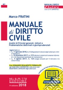 Manuale di diritto civile. Con estensione online libro di Fratini Marco