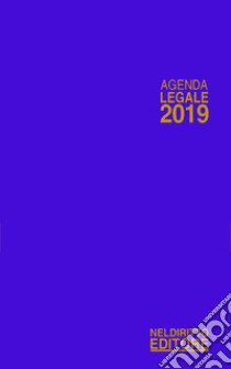 Agenda legale 2019 blu. Ediz. minore libro