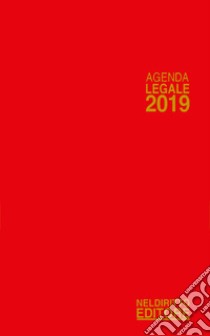 Agenda legale 2019 rosso. Ediz. minore libro