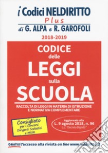 Codice delle leggi sulla scuola libro di Corbetta Federica Gaia