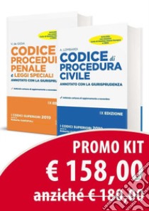 Codice di procedura civile. Annotato con la giurisprudenza-Codice di procedura penale e leggi speciali. Annotato con la giurisprudenza libro di Lombardi Antonio; De Gioia Valerio