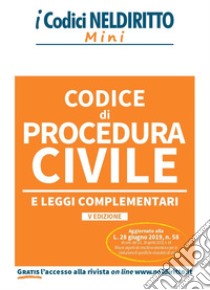 Codice di procedura civile e leggi complementari libro di Aluisi C. (cur.)