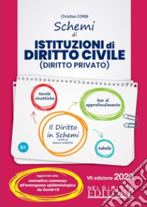 Schemi di istituzioni di diritto civile (diritto privato) libro di Corbi Christian