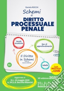 Schemi di diritto processuale penale libro di Rocchi Daniela