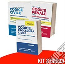 Kit Codici Esame Avvocato 2021: Codice civile-Codice penale e delle leggi penali speciali-Codice di procedura civile-Codice di procedura penale e leggi speciali. Annotati con la giurisprudenza. Nuova ediz. libro di De Gioia Valerio