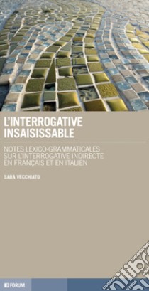 L'interrogative insaisissable. Notes lexico-grammaticales sur l'interrogative indirecte en français et en italien libro di Vecchiato Sara