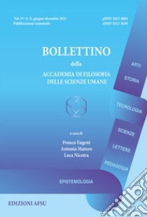 Bollettino della Accademia di filosofia delle scienze umane (2020). Ediz. per la scuola. Vol. 4 libro di Eugeni F. (cur.); Maturo A. (cur.); Nicotra L. (cur.)