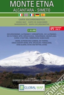 Monte Etna. Carta escursionistica 1:50.000 (cm 97x67) libro