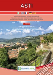 Asti. Carta stradale della provincia 1:100.0000 (cm 62,5x74,0) libro