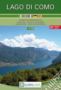 Lago di Como. Carta escursionistica 1:35.000. Ediz. multilingue libro