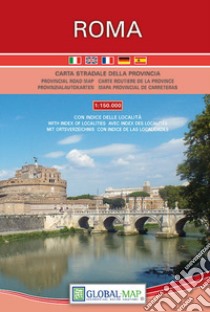 Roma. Carta stradale della provincia scala 1:150.000 (87,5 x 69 cm) libro