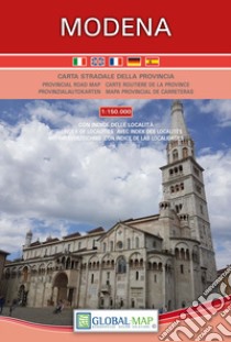 Modena. Carta stradale della provincia 1:150.000 libro