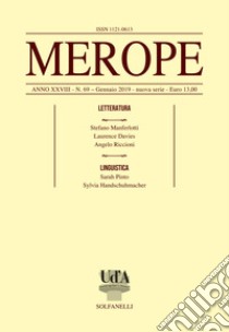 Merope. Vol. 69: Letteratura-linguistica libro di Marroni F. (cur.)