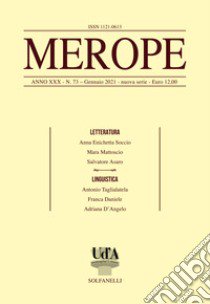 Merope. Vol. 73: Letteratura-linguistica libro di Marroni F. (cur.); D'Alfonso F. (cur.)