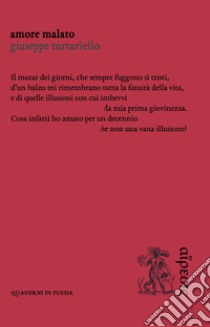 Amore malato libro di Turturiello Giuseppe