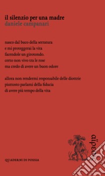 Il silenzio per una madre libro di Campanari Daniele