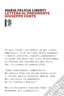 Lettera al Presidente Giuseppe Conte libro di Liberti Maria Felicia