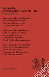 Tracimazioni. Poemetti eretici e sociali 2000-2020 libro di Di Poce Donato