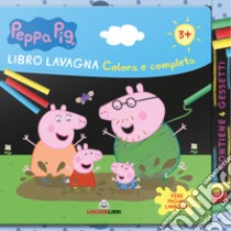 Colora e completa. Libro lavagna. Peppa Pig. Ediz. a colori. Con gadget libro