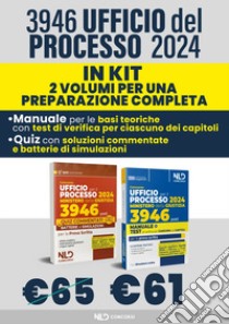 Concorso Ufficio del processo 3946 posti (UPP) Ministero della Giustizia. Kit Manuale + Quiz commentati 2024. Nuova ediz. Con espansione online libro