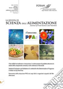 La rivista di scienza dell'alimentazione (2023). Vol. 1 libro di Paganini L. (cur.)