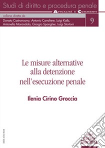 Le misure alternative alla detenzione nell'esecuzione penale libro di Cirino Groccia Ilenia