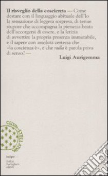 Il risveglio della coscienza. Balbettii metafisici libro di Aurigemma Luigi