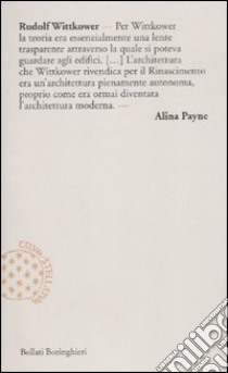 Rudolf Wittkower libro di Payne Alina