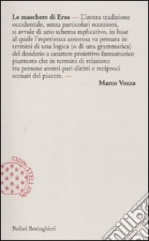 Le maschere di eros libro di Vozza Marco