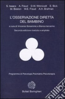 L'osservazione diretta del bambino libro di Isaacs Susan; Bonaminio V. (cur.); Iaccarino B. (cur.)