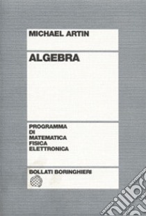 Algebra libro di Artin Michael