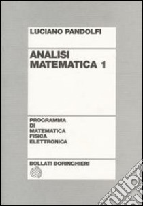 Analisi matematica 1 libro di Pandolfi Luciano