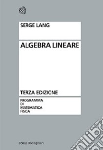 Algebra lineare libro di Lang Serge