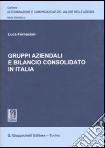 Gruppi aziendali e bilancio consolidato in Italia libro di Fornaciari Luca