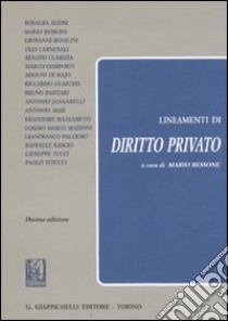 Lineamenti di diritto privato libro