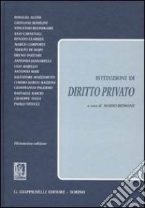 Istituzioni di diritto privato libro